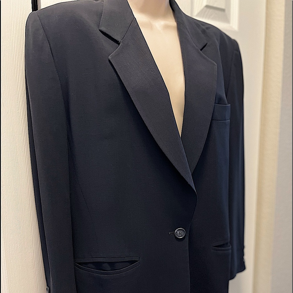 . DKNY One-Button Blazer